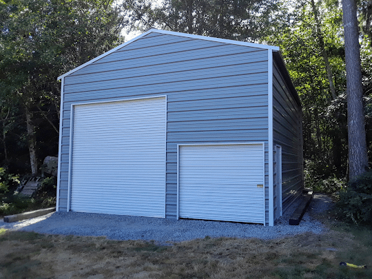 enclosed garage